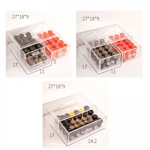 TMJ PP-586 ODM Table top clear acryl nespresso coffee capsul capsul holder display stand