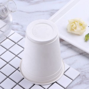 Kundenspezifisch bedruckte umweltfreundliche kompostierbare Kaffeetassen Einweg-Maisstärkebecher biologisch abbaubare Produkte