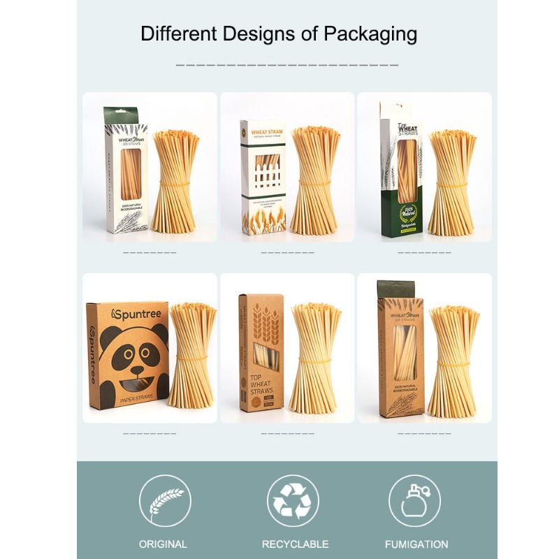 Tragbares Maisstärke-Trinkstroh biologisch abbaubares kompostierbares Pla-Stroh