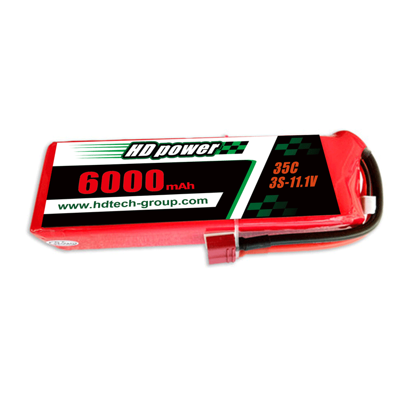 HD POWER 6000mAh 35C 3S 11.1V Lipobatterie