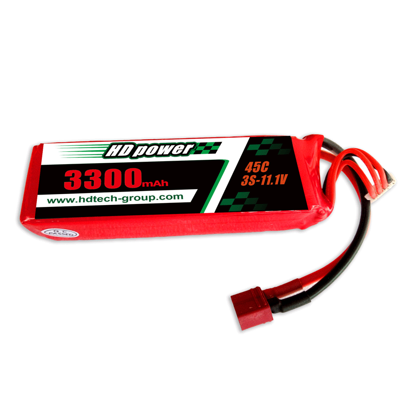 HD POWER 3300mAh 45C 3S 11.1V Lipoatterie