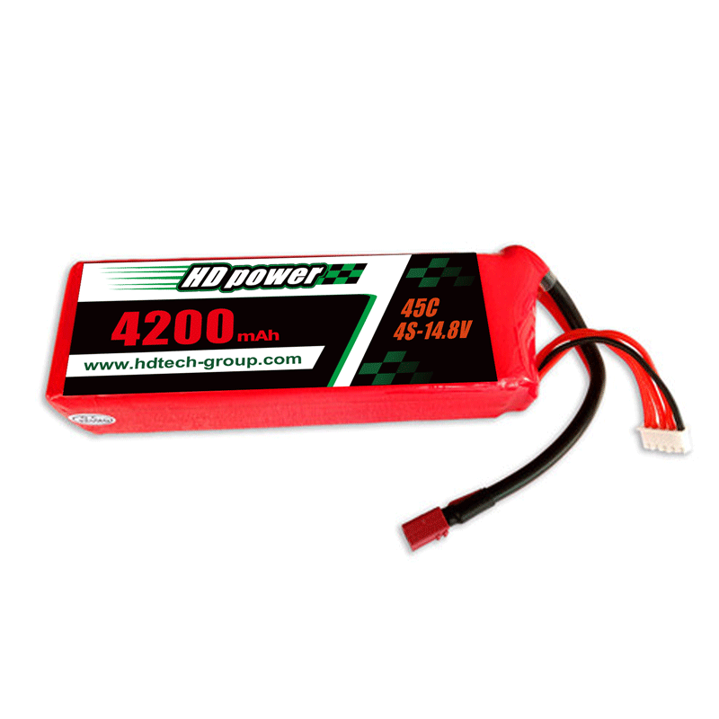 HD POWER 4200mAh 45C 4S 14.8V Lipoatterie