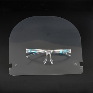 Wiederverwendbare Anti-Fog-Gesichtsschutzbrille Protector Facial Faceshield Face Plastic Shield mit Brille