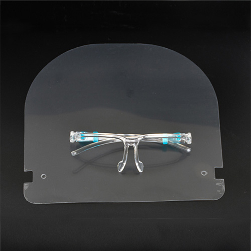Wiederverwendbare Anti-Fog-Gesichtsschutzbrille Protector Facial Faceshield Face Plastic Shield mit Brille
