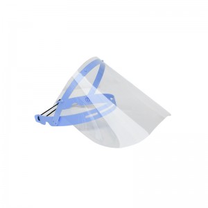 EN 166 Anti-Splash-abnehmbarer Gesichtsschutzschutz-Gesichtsschutz Kunststoff-Gesichtsschutz mit verstellbarem Rahmen