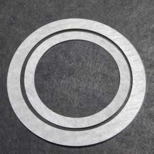 Flammhemmendes und reißfestes Isolierpapier Weißes DMD-Aramidpapier Hochtemperatur-Rundisolierpapier Sonderanfertigung 0,15 mm
