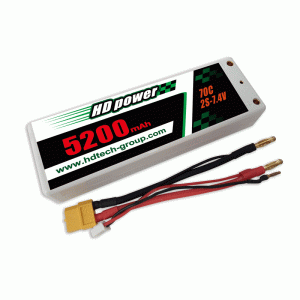 HD 5200mAh 70C 2S 7,4V LiPO-Akku