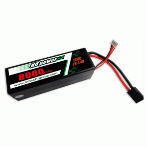 HD POWER 8000mAh 100C 2S 7,6V HV LiPO Akku