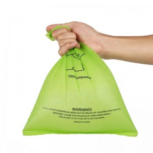 Kompostierbare Beutel mit kleinem Poop Eco Friendly Dog Poop Bags Maisstärke Biologisch abbaubare Bags