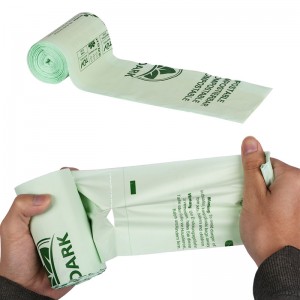 Kompostierbarer biologisch abbaubarer Müllsack Maisstärkeabfall Biologisch abbaubarer Kotbeutel