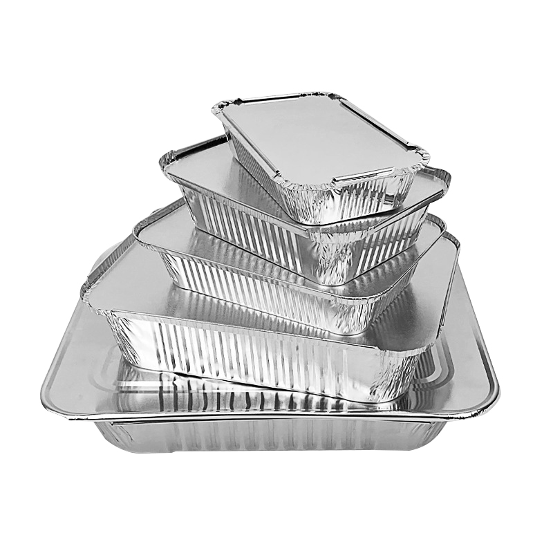 Custom Plastic Sushi Bento Box Container Factory Hochqualitative Bioabbaubare Aluminium Foil Food Container