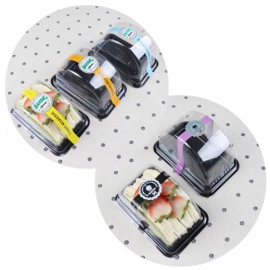 Umweltfreundliche Bioabbaubare Kompostierbare Cake Packbox umweltfreundliche Blisterbox für Kuchen