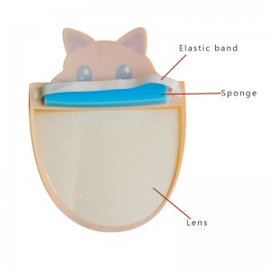 Sicherheitsschutz Vollgesichtsschutz Schild Gesichtsschutz Visier Elastischer Gesichtsschutz Transparent Für Kinder