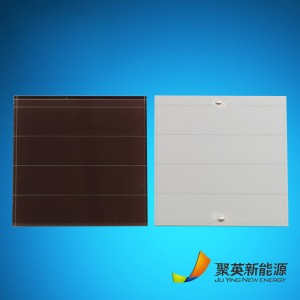 Solarpanel aus amorphem Silizium im Freien