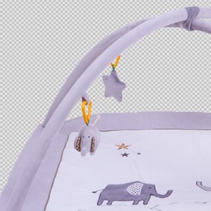 Quadratische Spielmatte - Elefant