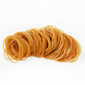 Hochelastische Anti-Aging-gelbe transparente Gummiband Fabrik Großhandel anpassbare Gummiring