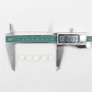 Factoty Direktvertrieb Mini weiße Gummibänder hohe Elastizität Festigkeit Zähigkeit Gummiring für Datenleitungsbündel