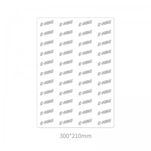 Tischgröße für iPad mini 2 TPU-Film, der mit einer Schneideplottermaschine innerhalb von 11 Zoll geschnitten wurde