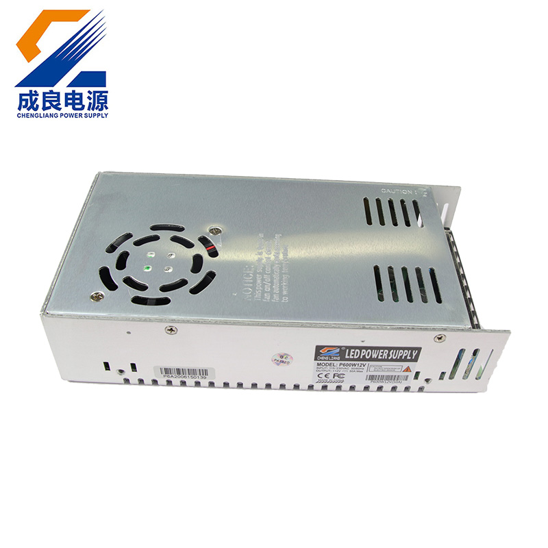 LED-Transformator 12V 50A 600W LED-Netzteil für Lichtleisten CCTV-Kamera Schrittmotor