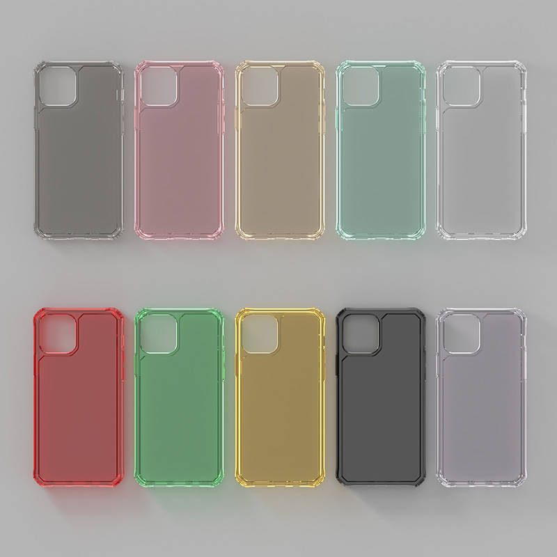 für iPhone 12 Fall, Hot Sals 2mm stoßfeste Panzerung transparent klar TPU Telefon Fall für iPhone Se bis 11 12 Pro Max 2020 Fall weich