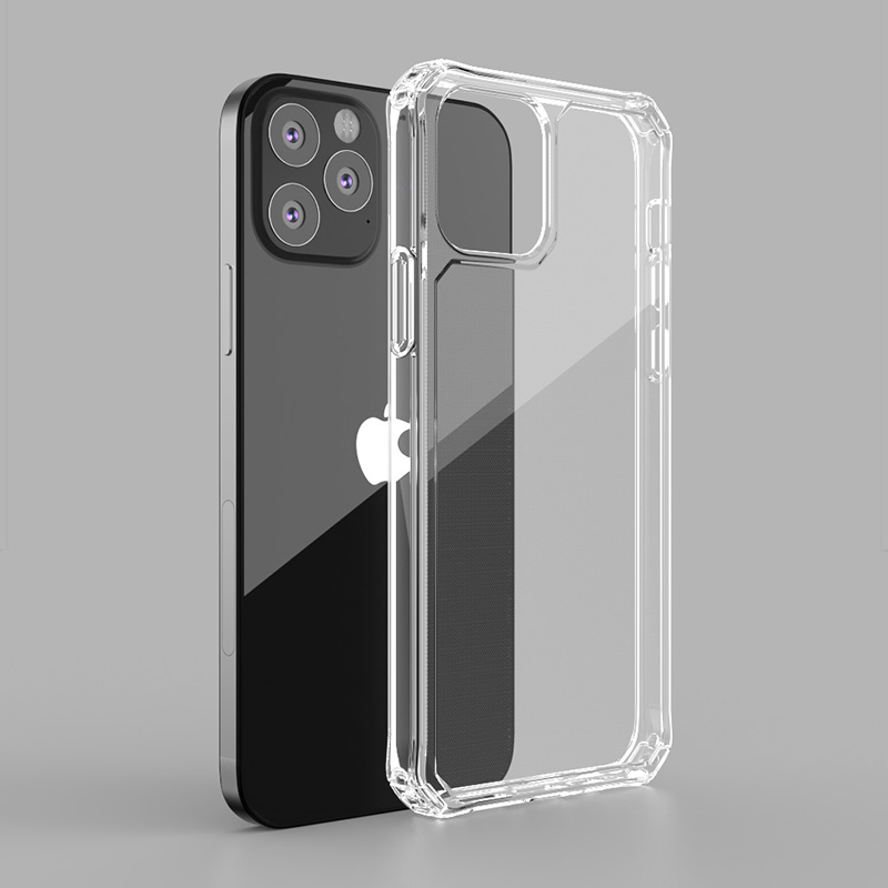 für iPhone 12 Fall, Hot Sals 2mm stoßfeste Panzerung transparent klar TPU Telefon Fall für iPhone Se bis 11 12 Pro Max 2020 Fall weich