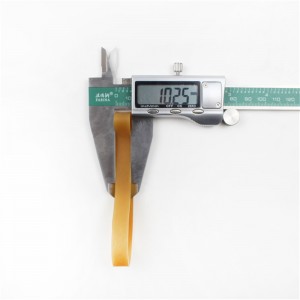 Anpassbares verbreitertes und verdicktes Gummiband, hohe Elastizität und hochtemperaturbeständiger landwirtschaftlicher Gummiring