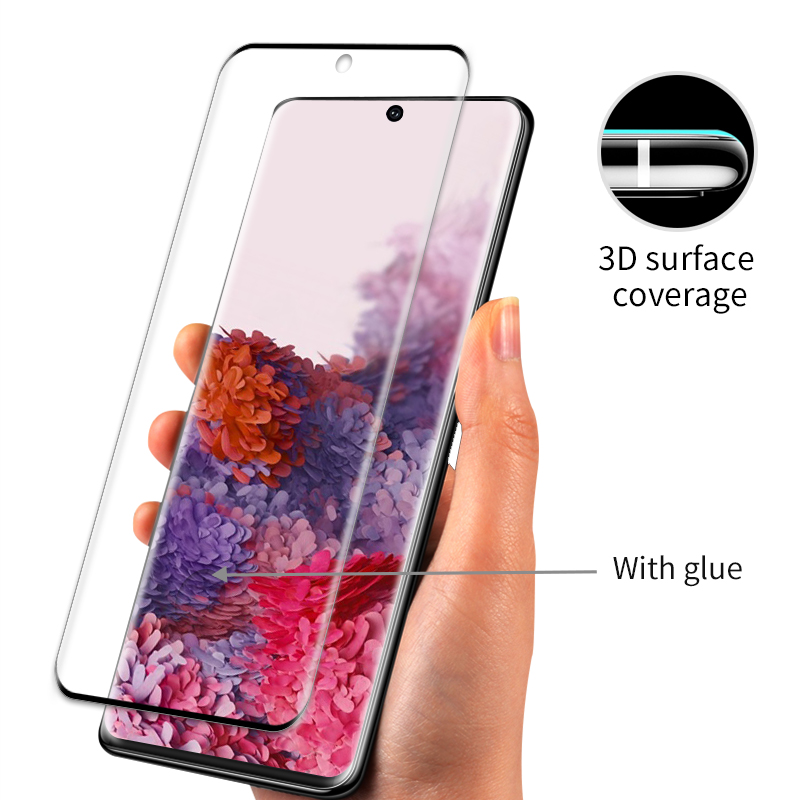 Heißer 9H Premium gehärteter Glasscreen-Film für Samsung S20 Screen Protector