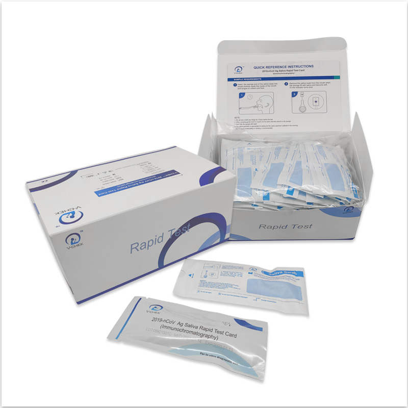 V-CHEK ™ 2019-nCoV Ag Schnelltestkarte ohne Nasopharyngealswab
