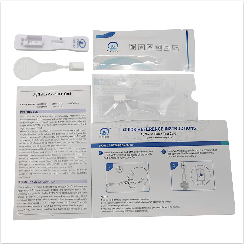 V-CHEK ™ 2019-nCoV Ag Schnelltestkarte ohne Nasopharyngealswab