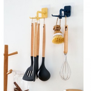 JASON Küchenschwenkhakenloch - freier, spurloser Multifunktions-Badhaken