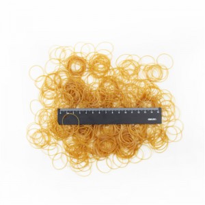 Fabrik angepasste einfarbige gelbe hochelastische Büro kulturelle und pädagogische praktische Gummiband