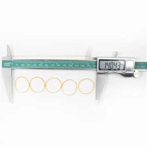 Fabrik angepasste einfarbige gelbe hochelastische Büro kulturelle und pädagogische praktische Gummiband