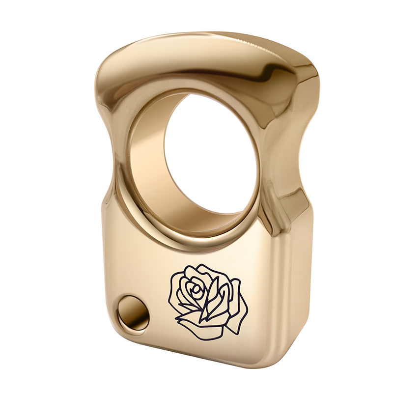 Auftragsverarbeitung Messing Finger Tiger EDC Fingerschnalle Verteidigung Finger Tiger Outdoor Broken Window Produkte