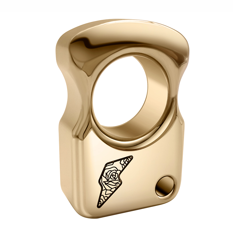 Auftragsverarbeitung Messing Finger Tiger EDC Fingerschnalle Verteidigung Finger Tiger Outdoor Broken Window Produkte