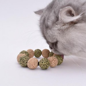Buddha Perlen Schnur Katze Minze Ball