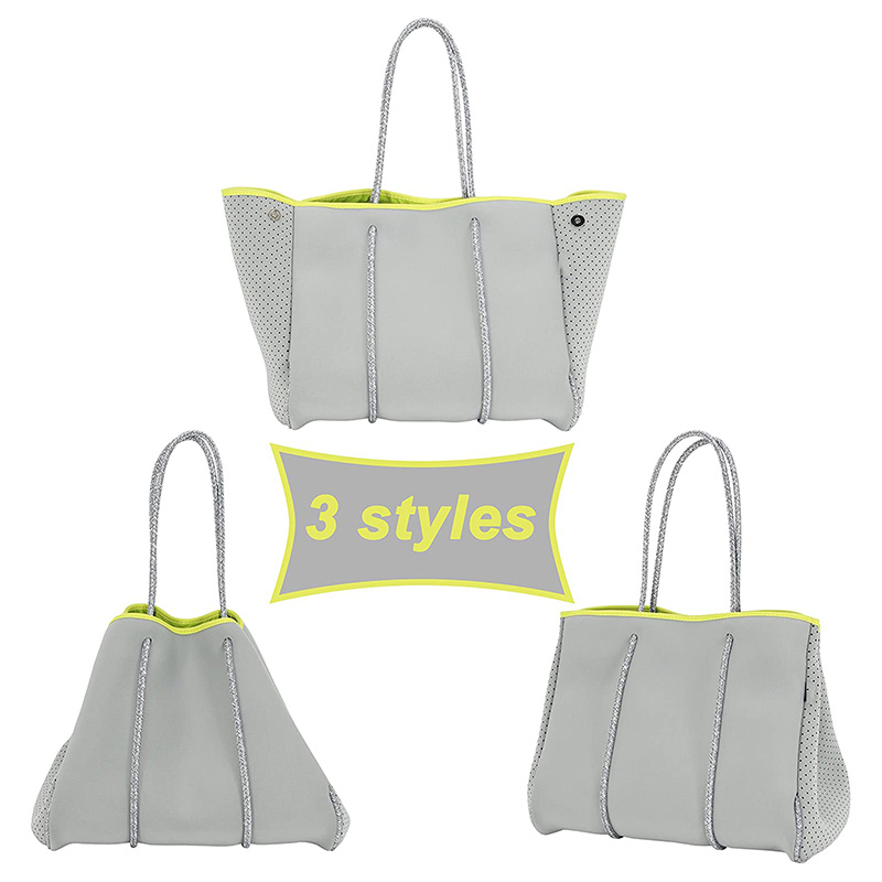 2021 White Camo Neopren Beach Tasche Neopren Einkaufstasche Beach Tote