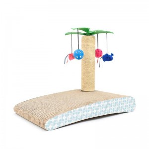 Kokosnusskatze-Kratzbrett