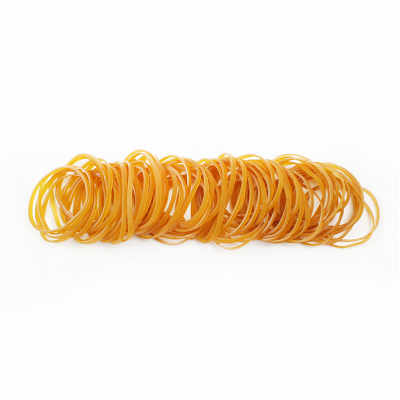 Hersteller-kundenspezifische erweitertenatürliche gelbe transparente dauerhafte High-Elastizitäts-Krabben-Bindung Gummiband