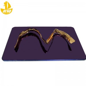 Edelstahlspiegelplatte Nr. 4