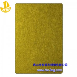 FARBE Edelstahl Zufällige Musterplatte Nr. 2