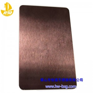 Farbe Edelstahl Mattiertes Board Nr. 1