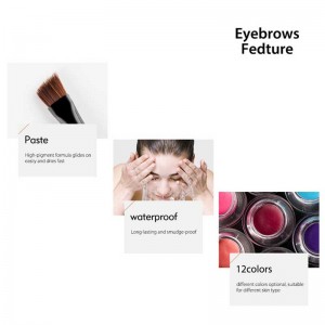 Private Label Super wasserdichte Augenbrauencreme