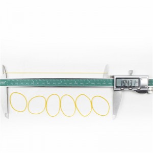 Fabrik Direkter Vertrieb von hochwertigen Gummibändern Hohe Elastizität und hohe Resilienz-Papiergeld gebündelte Gummibänder