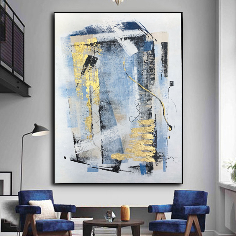 Moderne originelle handgefertigte moderne Malen für Wandkunst abstrakte Wandkunst Cuadros-Ölgemälde auf Leinwand