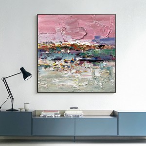 Leinwandrahmen Abstrakteneue design handgemalte Wohnkultur Foto Bild Bodenmalerei