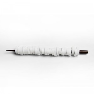 Fabrik Kundenspezifische Großhandel weiße Hohe Elastizität Anti-Aging-Datenkabel-Umreifungsring