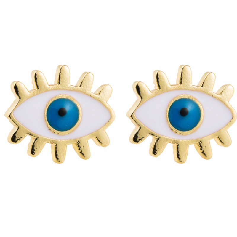 Europäische und amerikanische grenzüberschreitende Mode weibliche Kupfer tropft einfache Ohrringe Devil yous Ohrringe Ins japanische koreanische Version von Ohrringen