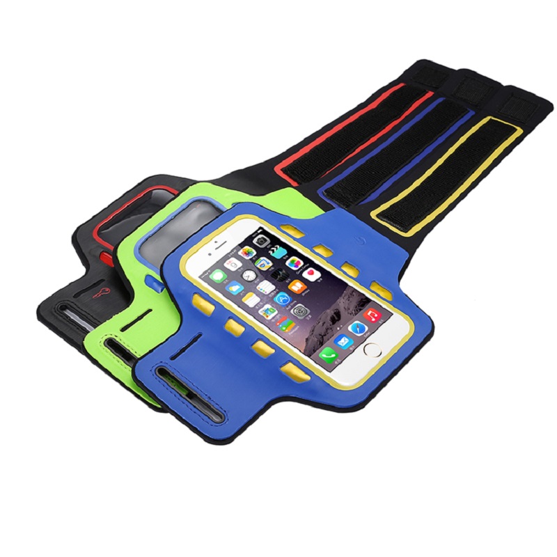 Großhandel reflektierende armband sport laufende handyarmband mit led leuchten für iphone 11 iphone 12