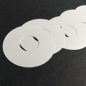 0,2mm Runder reflektierendes Papier Weiß Glatter reflektierender Film