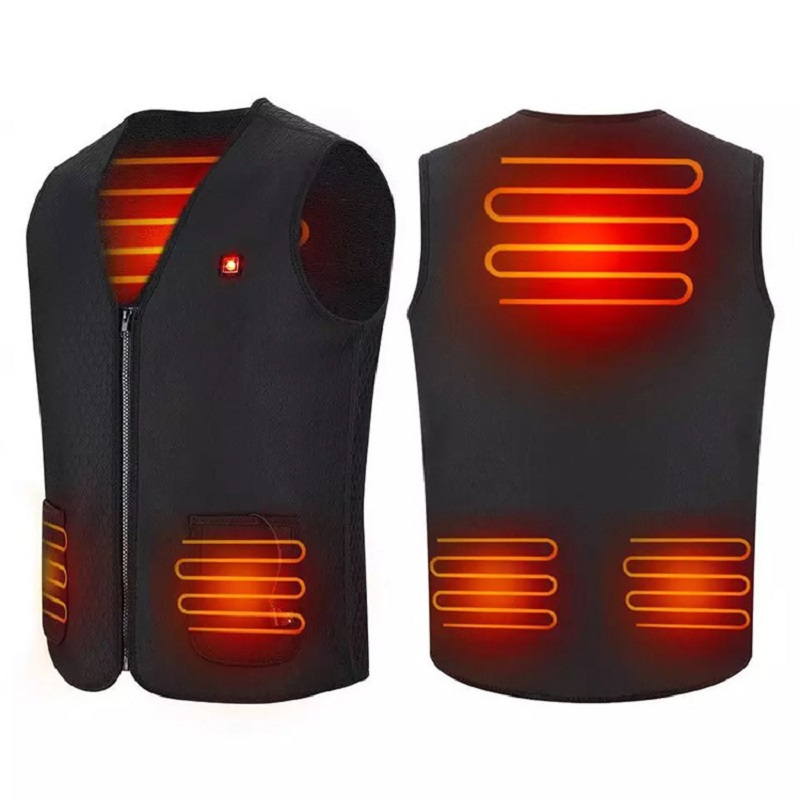Wasserdichte beheizte Fleece Weste Herren Muskelweste Kleidung beheizte Bodywarmer Arbeiten elektrische beheizte Jacken Gewicht Weste
